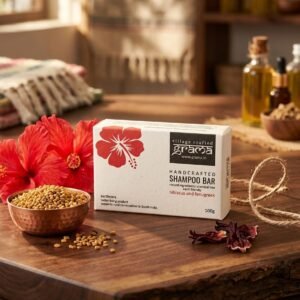 Grama Shampoo Bar, Hibiscus And Fenugreek