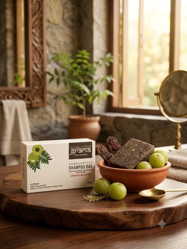 Grama Shampoo Bar- Shikkaki And Amla