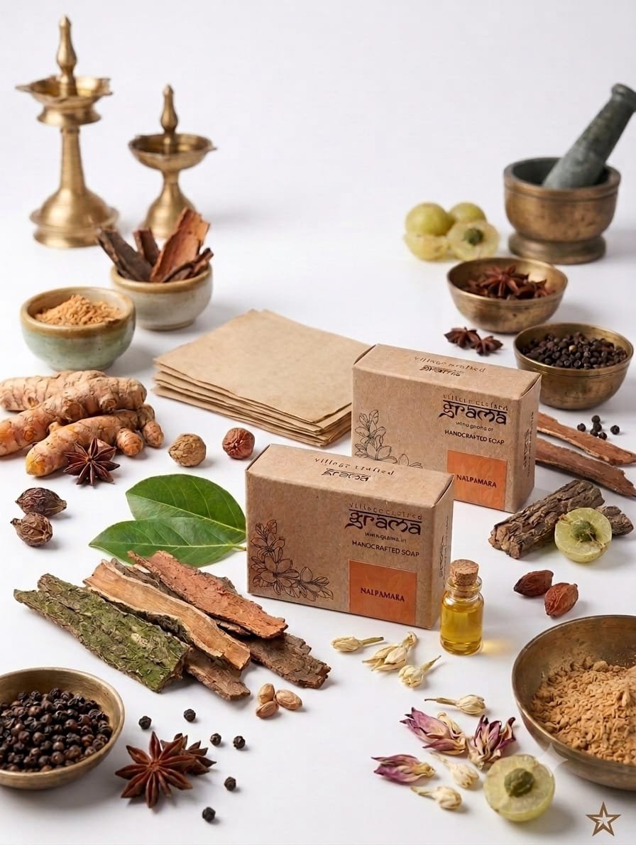 Grama Nalpamara Handcrafted Soap - Image 2