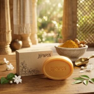 Grama Kasturi Manjal Handcrafted soap