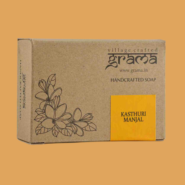 Grama Kasturi Manjal Handcrafted soap